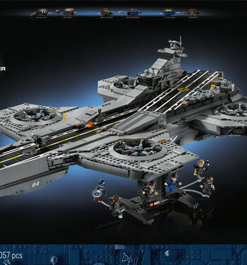 Lego   Marvel   S   H   I   E   L   D    Helicarrier   Geekd   Dk
