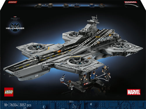 Lego   Marvel   S   H   I   E   L   D    Helicarrier   Geekd   Dk