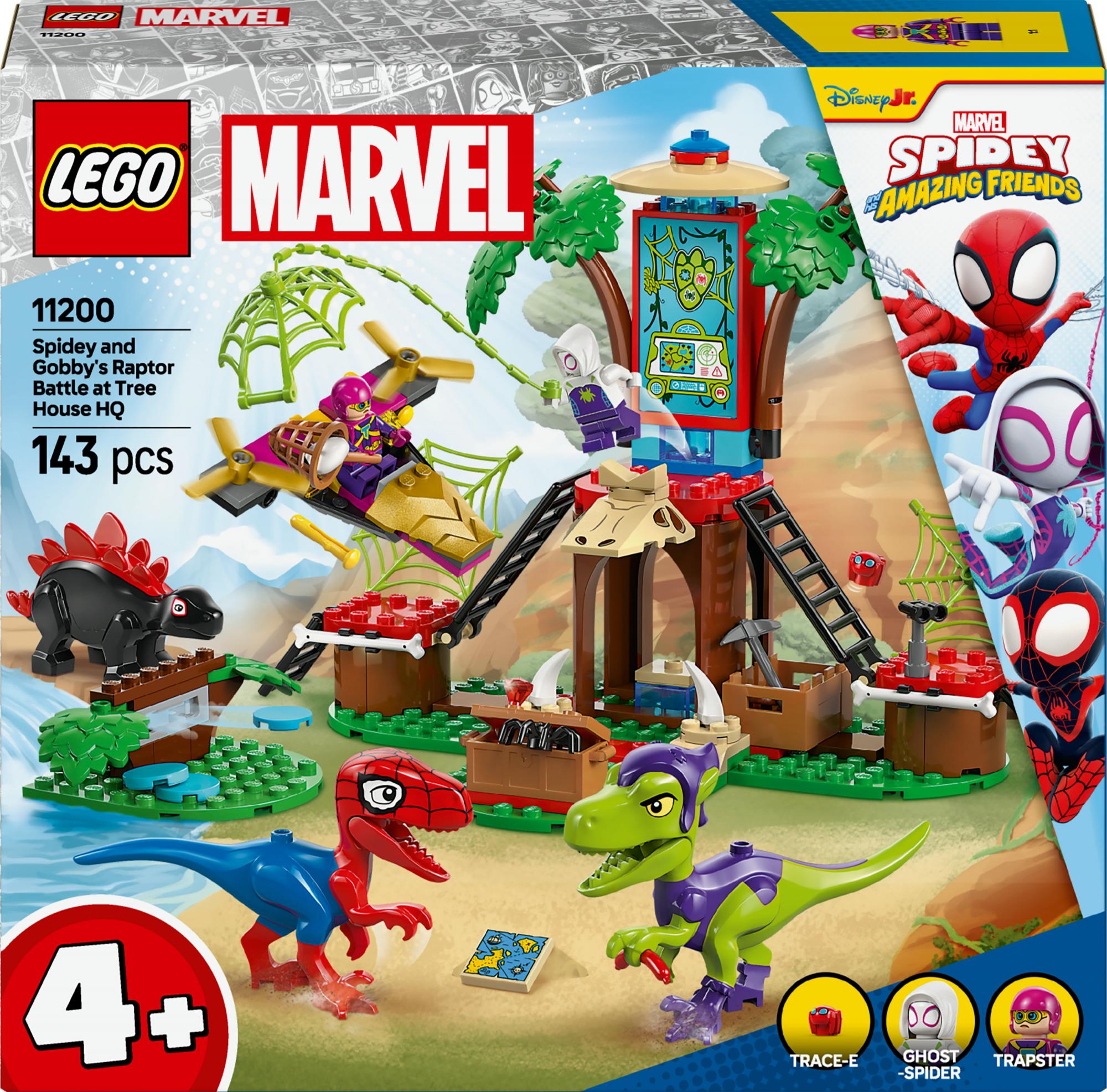 Lego   11200   Marvel   Spidey   And   His   Super   Friends   Showdown   At   The   Treehouse :  Spidey - Rex   Vs    Gobby   Raptor   Geekd   Dk