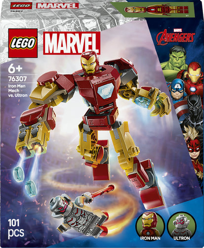 Lego   Marvel   Super   Heroes   Iron   Man   Mech   Vs    Ultron   Geekd   Dk