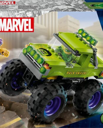 Lego   76312   Marvel   Super   Heroes   Marvel   Hulk   Truck   Vs    Thanos   Geekd   Dk