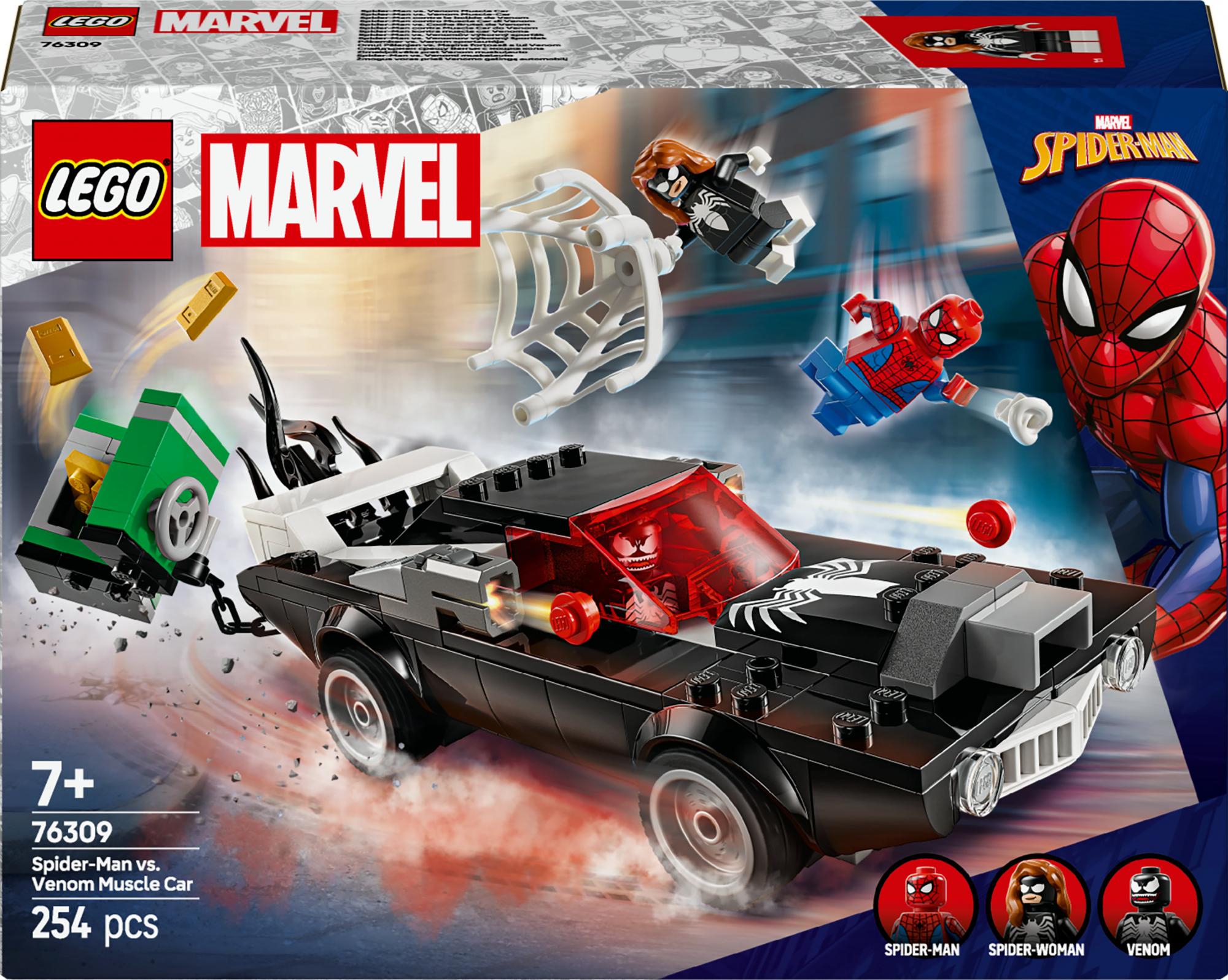 Lego   76309   Marvel   Super   Heroes   Spider - Man   Vs    Venom   Muscle   Car   Geekd   Dk