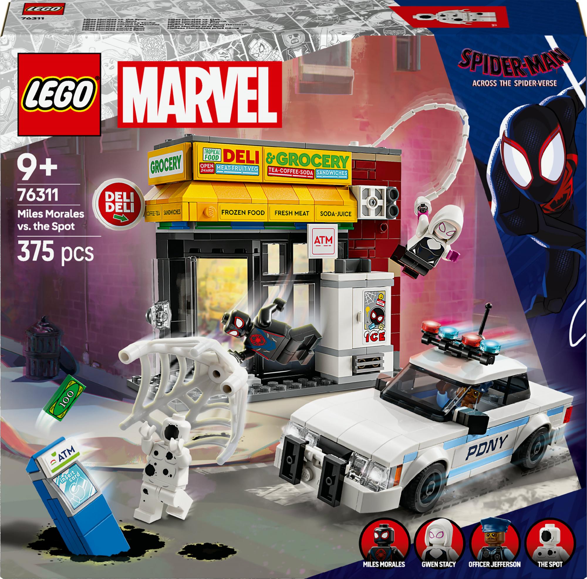 Lego   76311   Marvel   Super   Heroes   Spider - Verse :  Miles   Morales   Vs   Spot   Geekd   Dk
