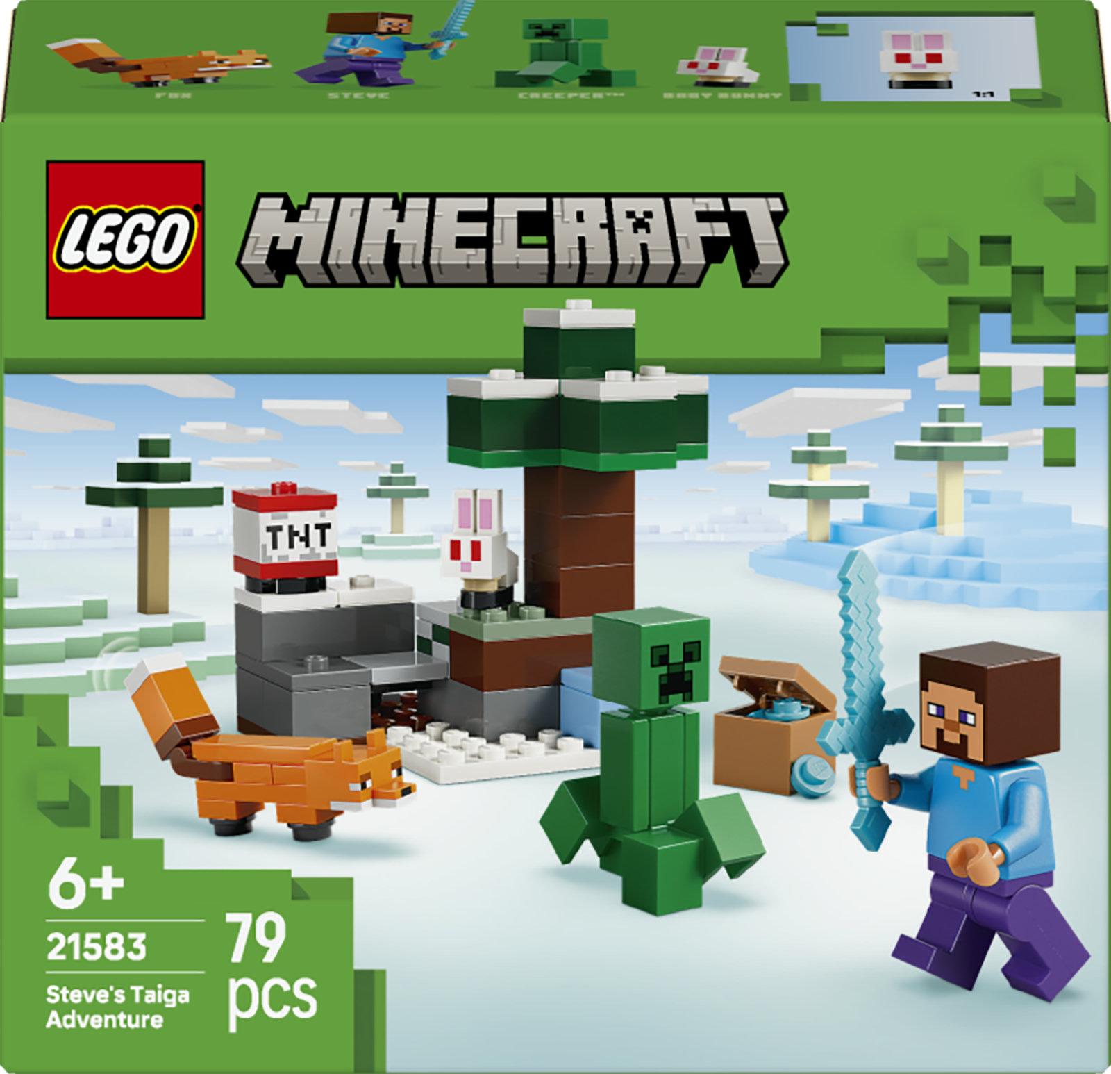 Lego Minecraft Steves Taiga Eventyr Geekd Dk