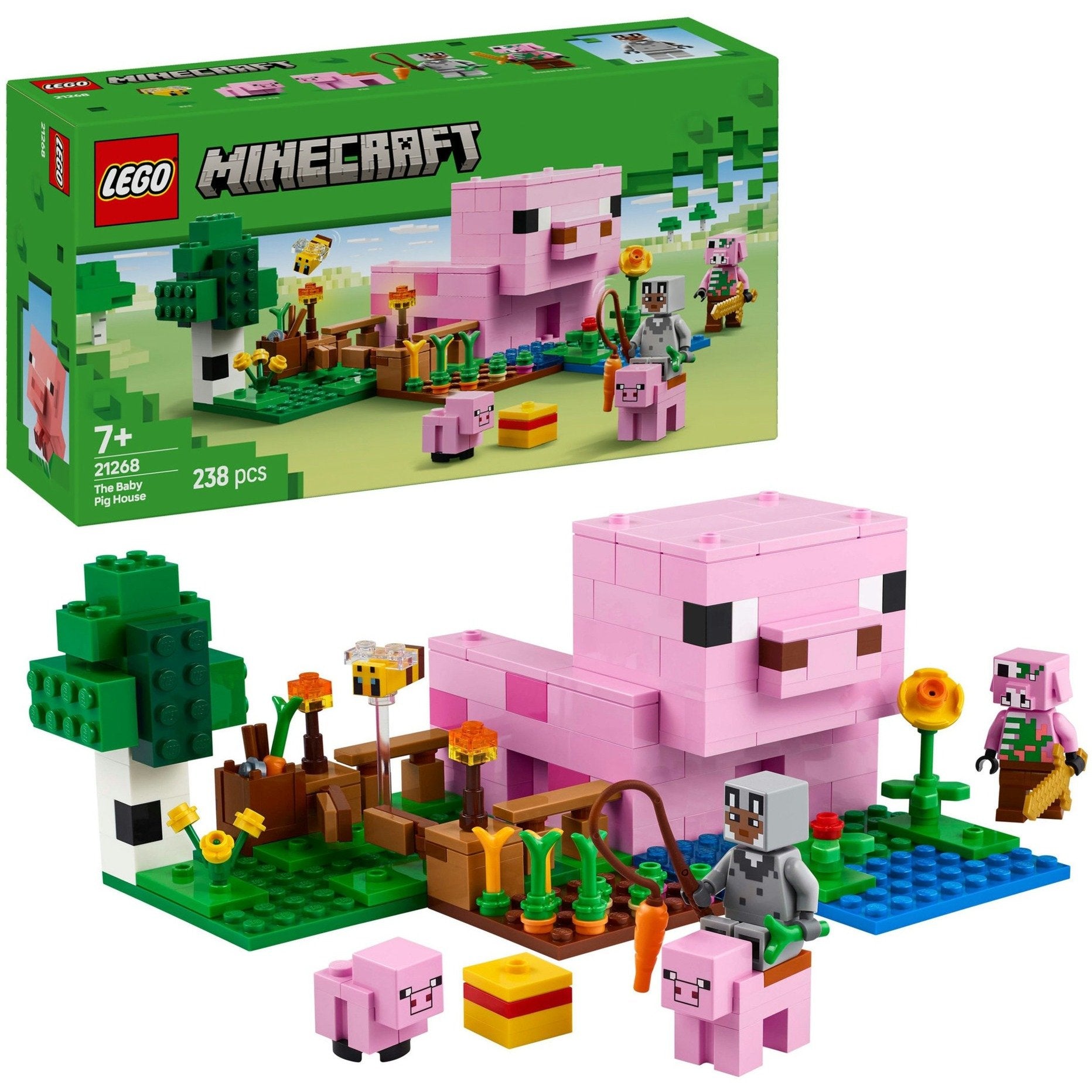 Lego   21268   Minecraft   The   Baby   Pig   House