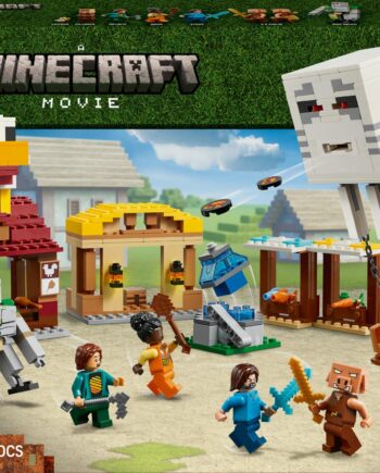 Lego   Minecraft   The   Ghast   Balloon   Village   Attack    21273