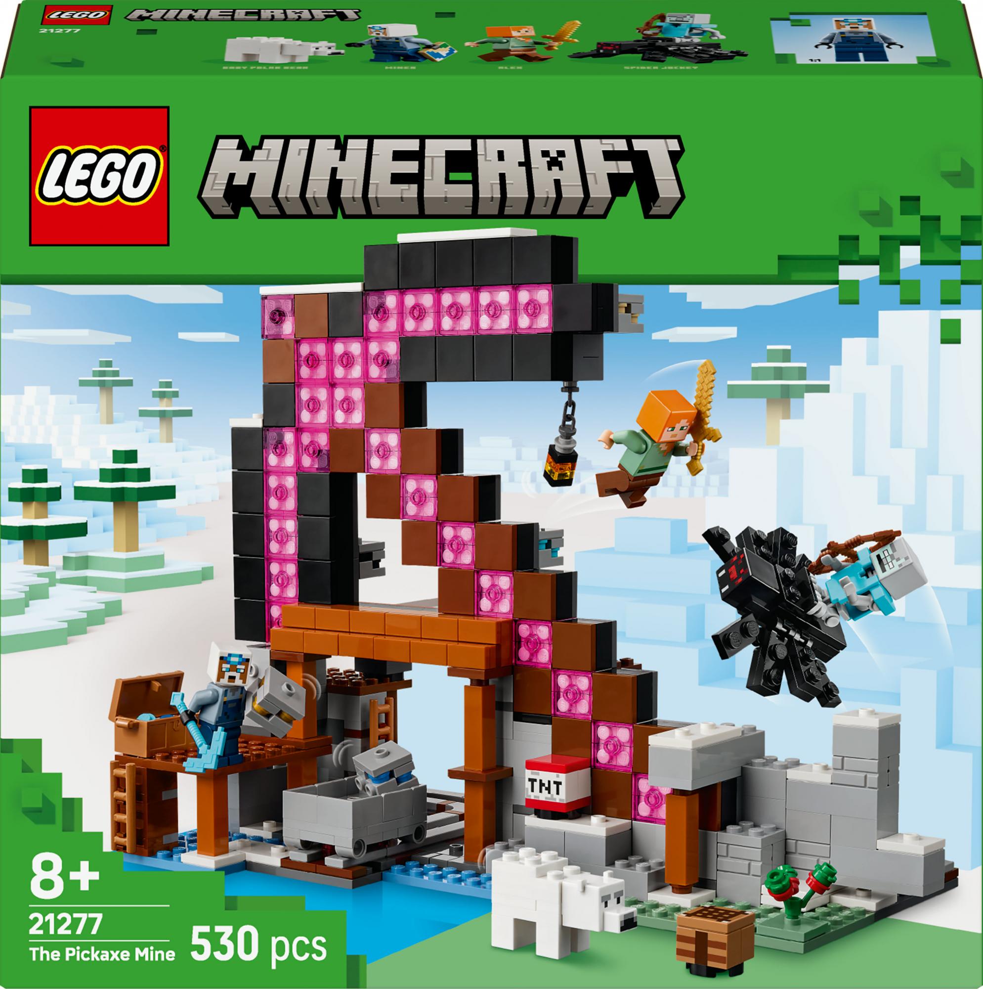 Lego   Minecraft   The   Pickaxe   Mine    21277
