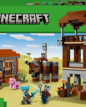 Lego   Minecraft   The   Pillager   Outpost   And   Ravager    21278