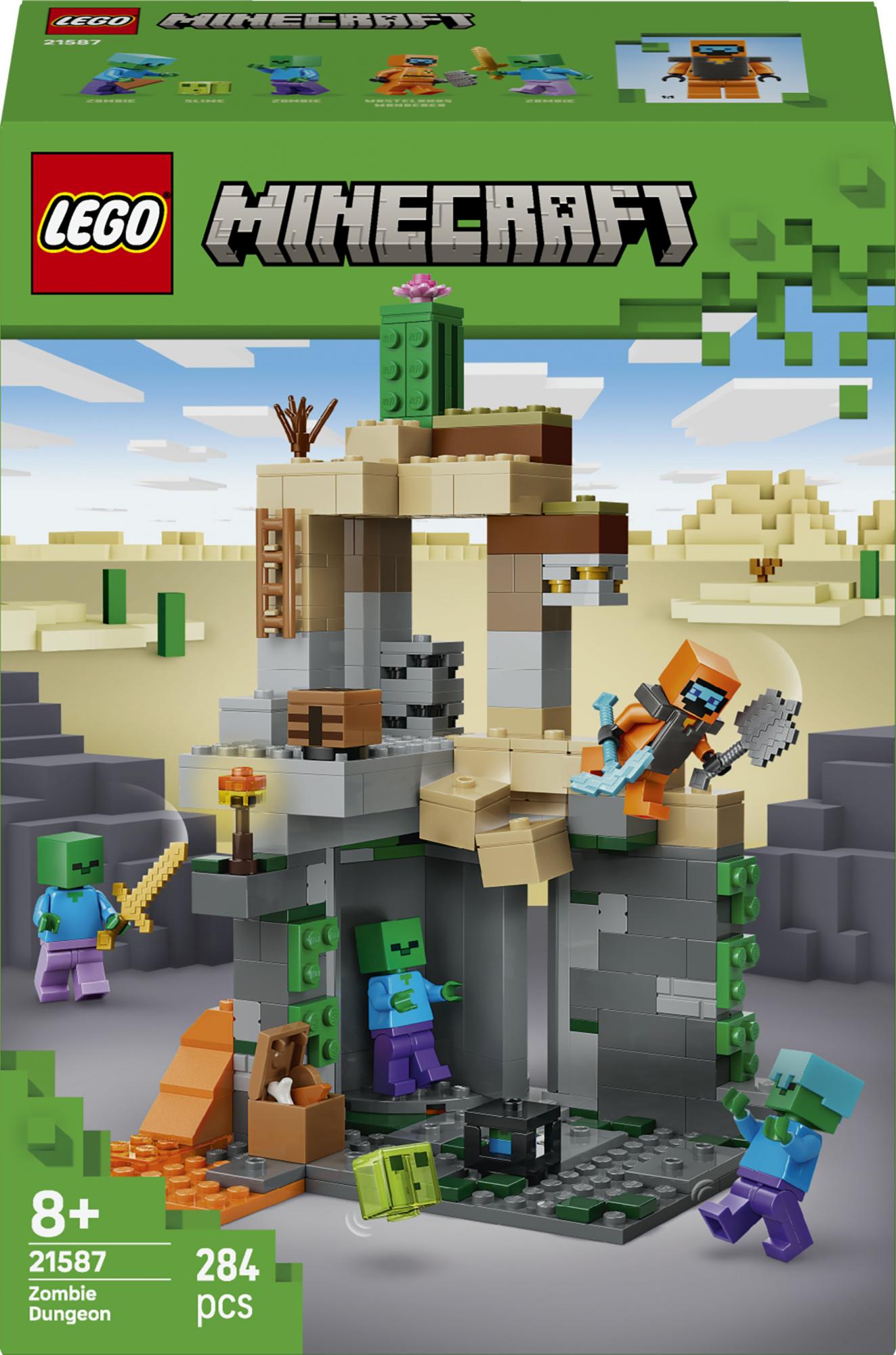 Lego Minecraft Zombie Fangehullet Geekd Dk