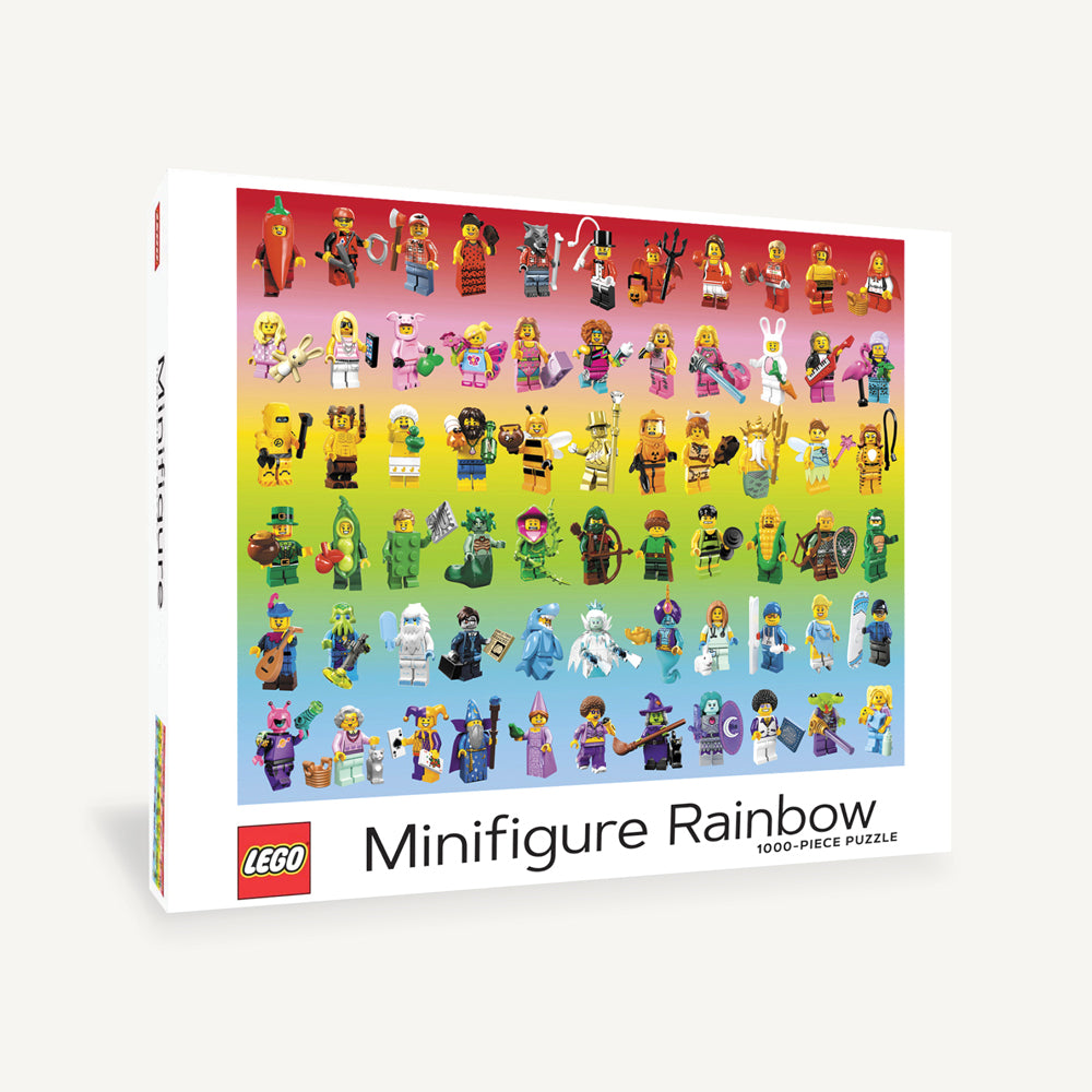Lego     Minifigur   Regnbue   Puslespil   1000    Geekd   Dk