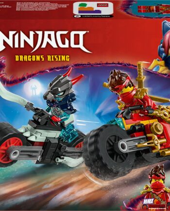 Lego   Ninjago     Kaiâ   S   Motorcykelvæddeløb   Geekd   Dk