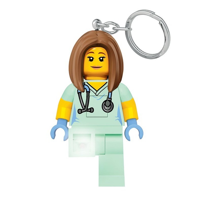 Lego Nøglering Med Led Sygeplejerske Geekd Dk