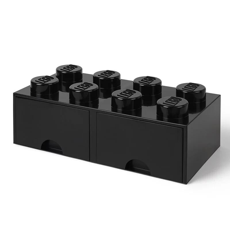 Legoâ    Opbevaringsklods   Med   Skuffe       Sort   Opbevaringskasse   Geekd   Dk