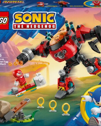 Lego   Sonic   Knuckles   Vs    Dr    Eggman   Egg   Crusher   Mech    77005    Geekd   Dk