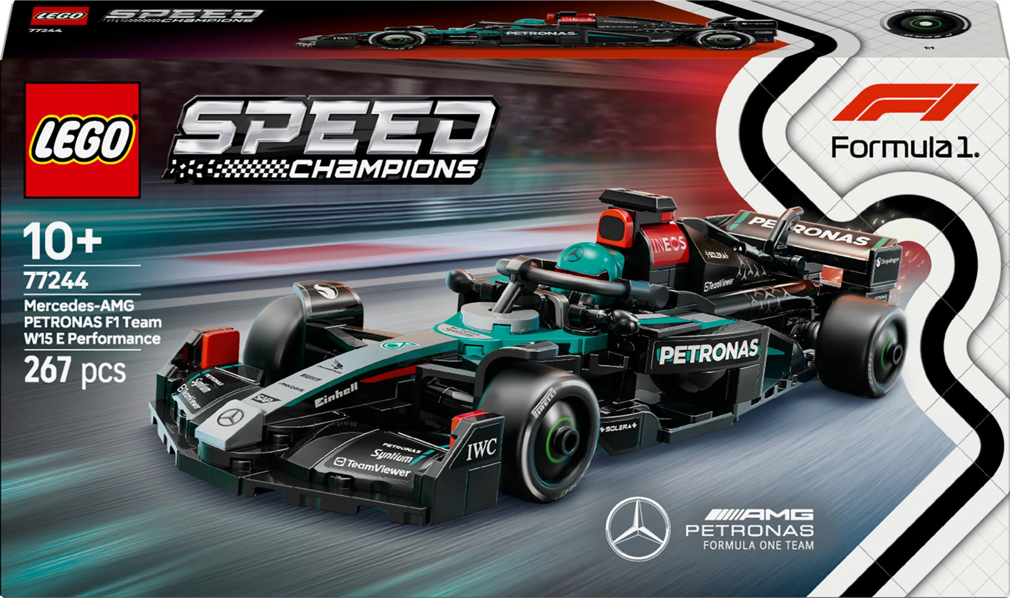 Lego   77244   Speed   Champions   Mercedes - Amg   F1   W15   Racing   Car   Geekd   Dk