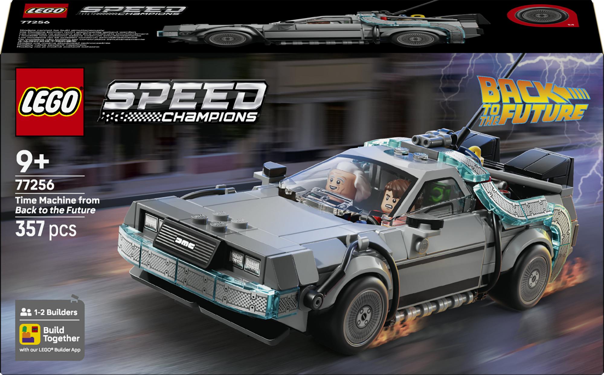 Lego   Speed   Champions   Time   Machine   From   Back   To   The   Future    77256    Geekd   Dk