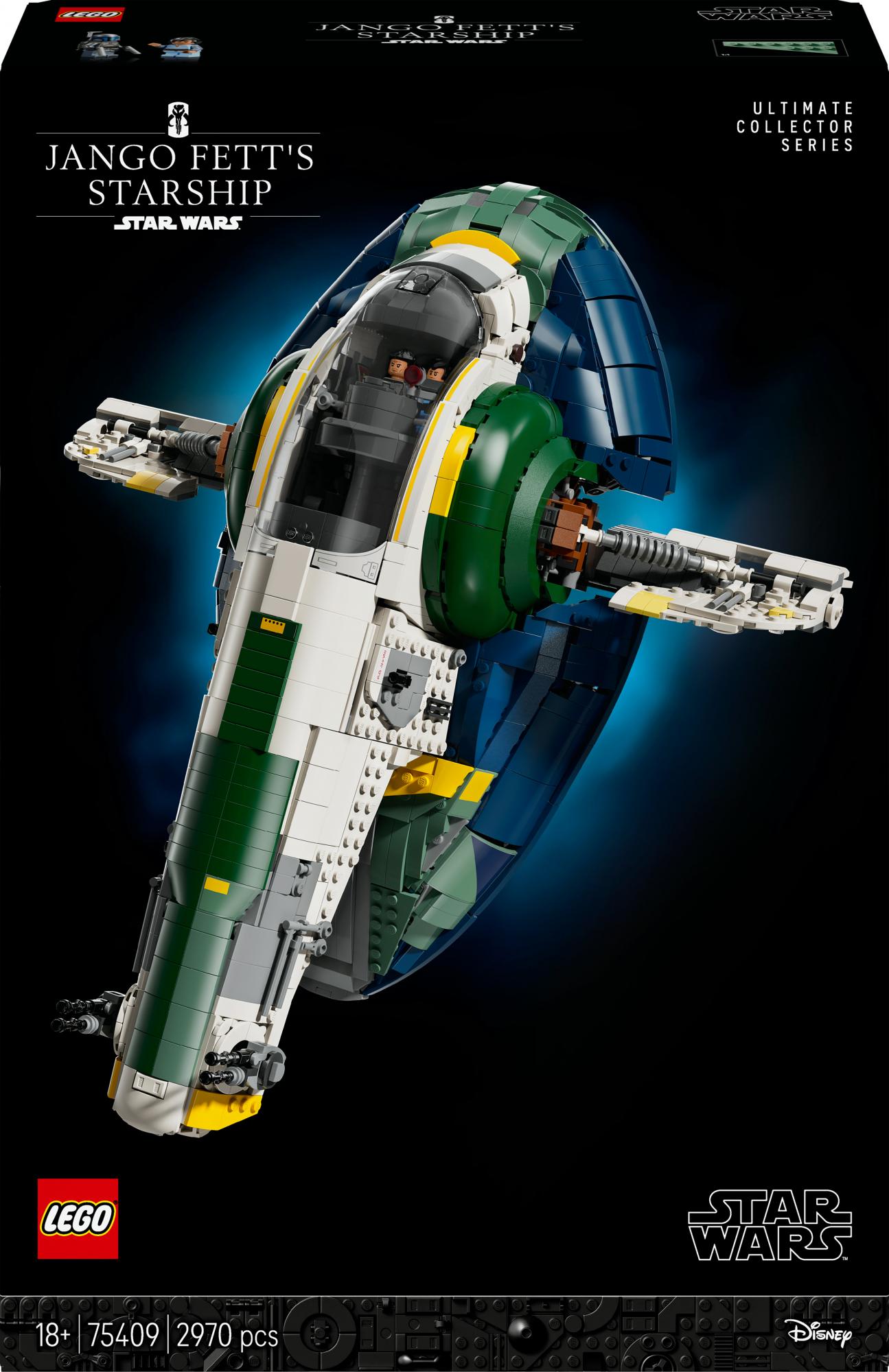 Lego   Star   Warsâ      Jango   Fettâ   S   Firespray - Class   Starship   Geekd   Dk