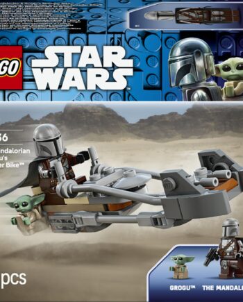 Lego   Star   Wars   Mandalorian   Og   Grogus   Speeder   Bike   Lego   Spil   Geekd   Dk