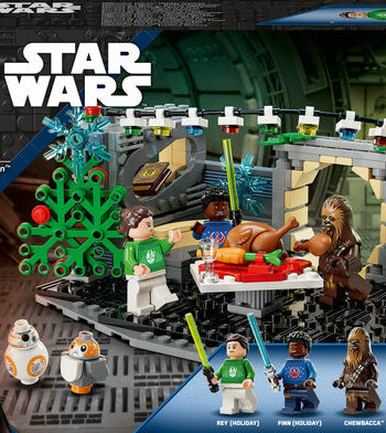 Lego   Star   Wars   Tm   Millennium   Falconâ    Holiday   Diorama   Geekd   Dk