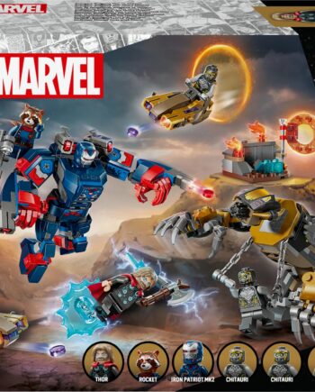 Lego   Super   Heroes     Avengers :  Endgame   Thor   Vs    Chitauri   Geekd   Dk