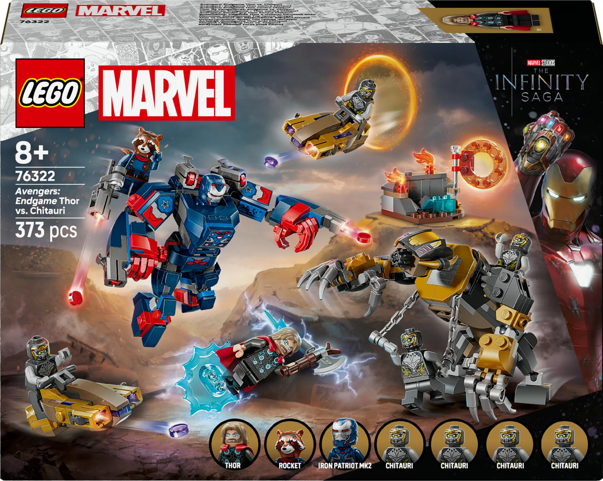 Lego   Super   Heroes     Avengers :  Endgame   Thor   Vs    Chitauri   Geekd   Dk