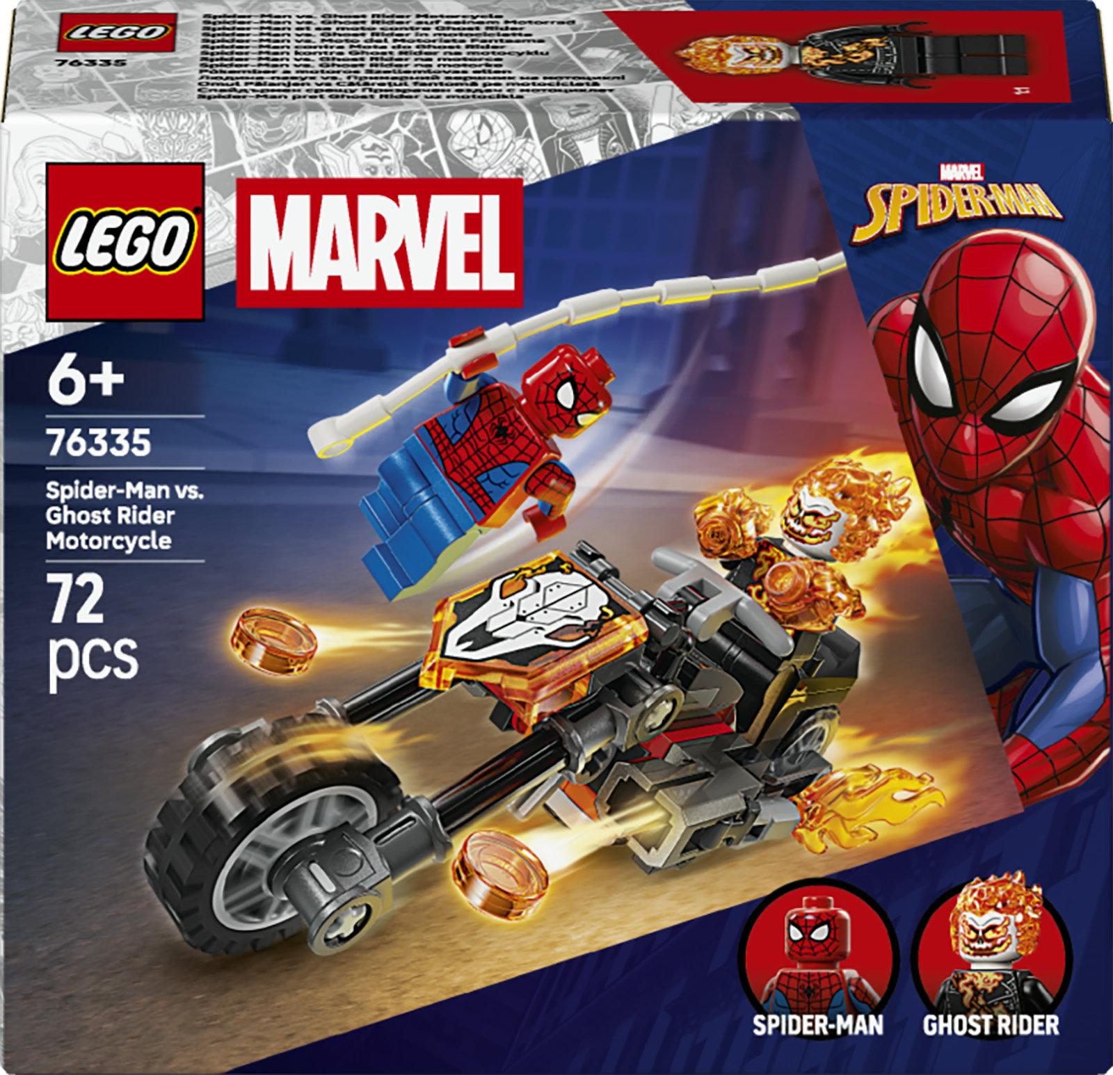 Lego Super Heroes Spider - Man Mod Ghost Rider Motorcykel Geekd Dk