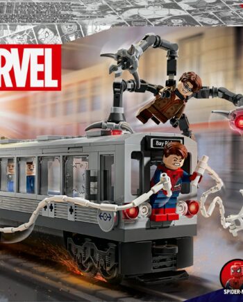 Lego   Super   Heroes   Spider - Man   Vs    Doc   Ock :  Subway   Train   Scene    76321    Geekd   Dk