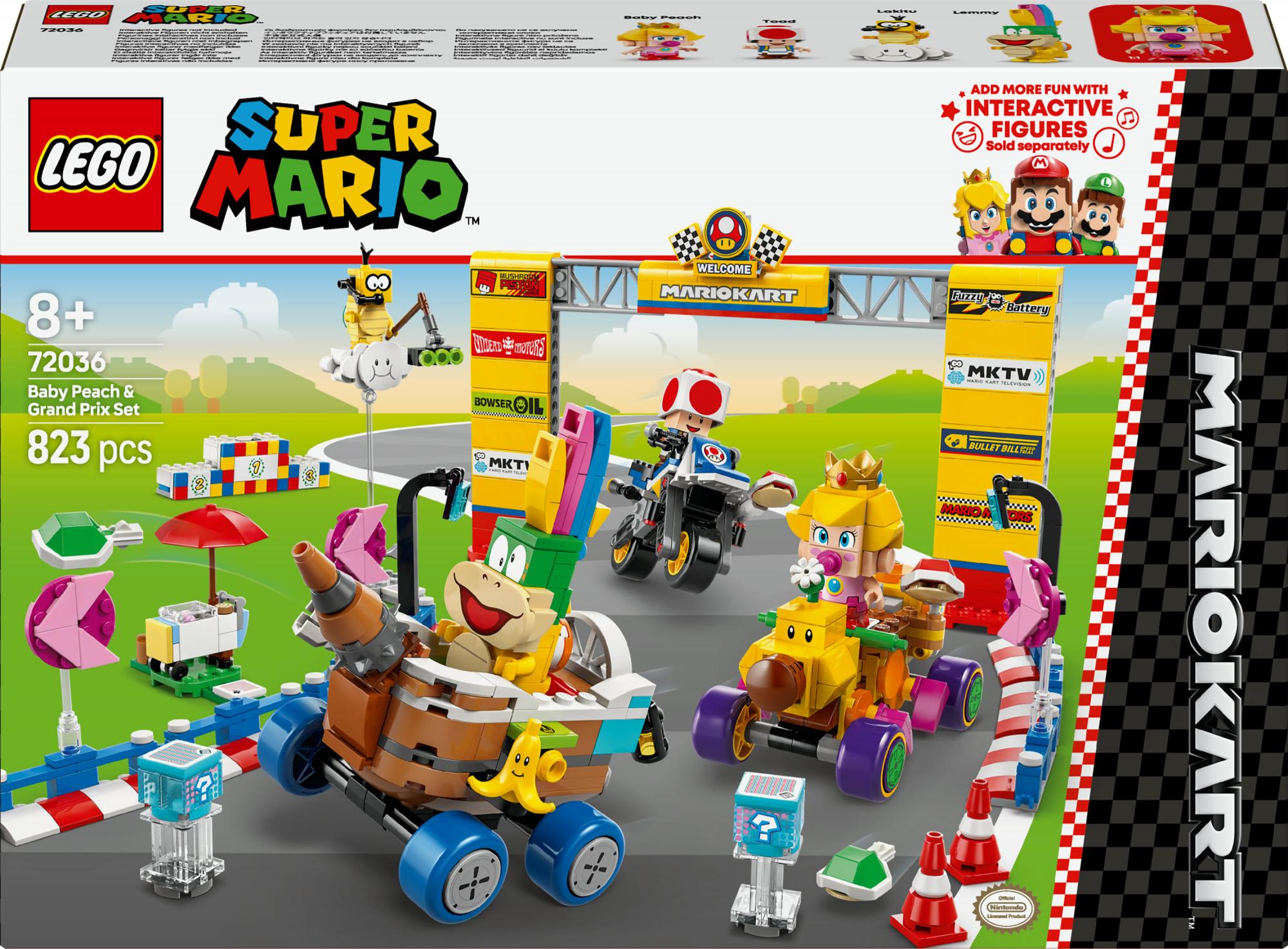 Lego   72036   Super   Mario   Mario   Kart :  Baby   Peach     Grand   Pix   Set   Geekd   Dk