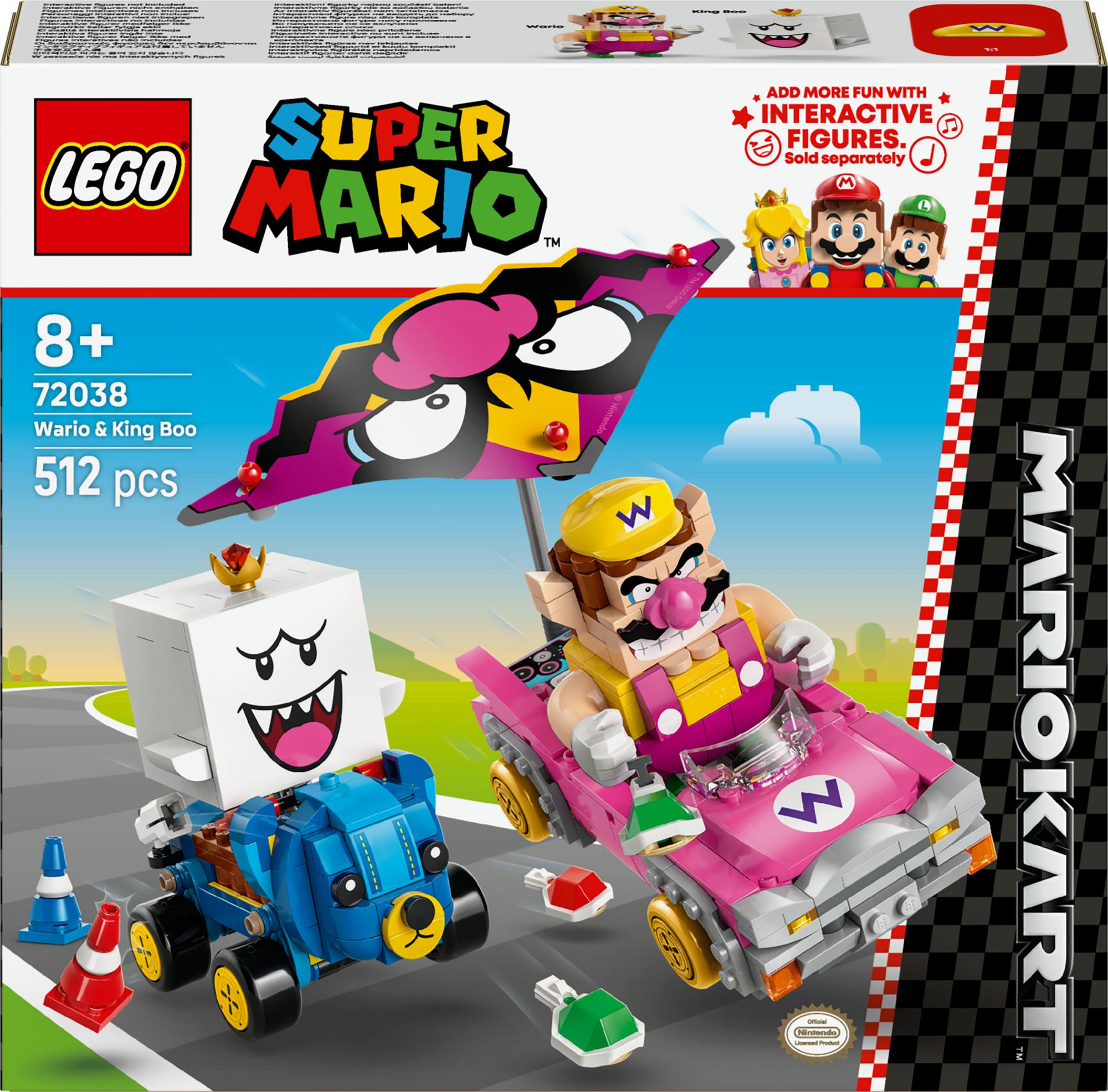 Lego   Super   Mario   Mario   Kartâ      Wario     King   Boo    72038    Geekd   Dk