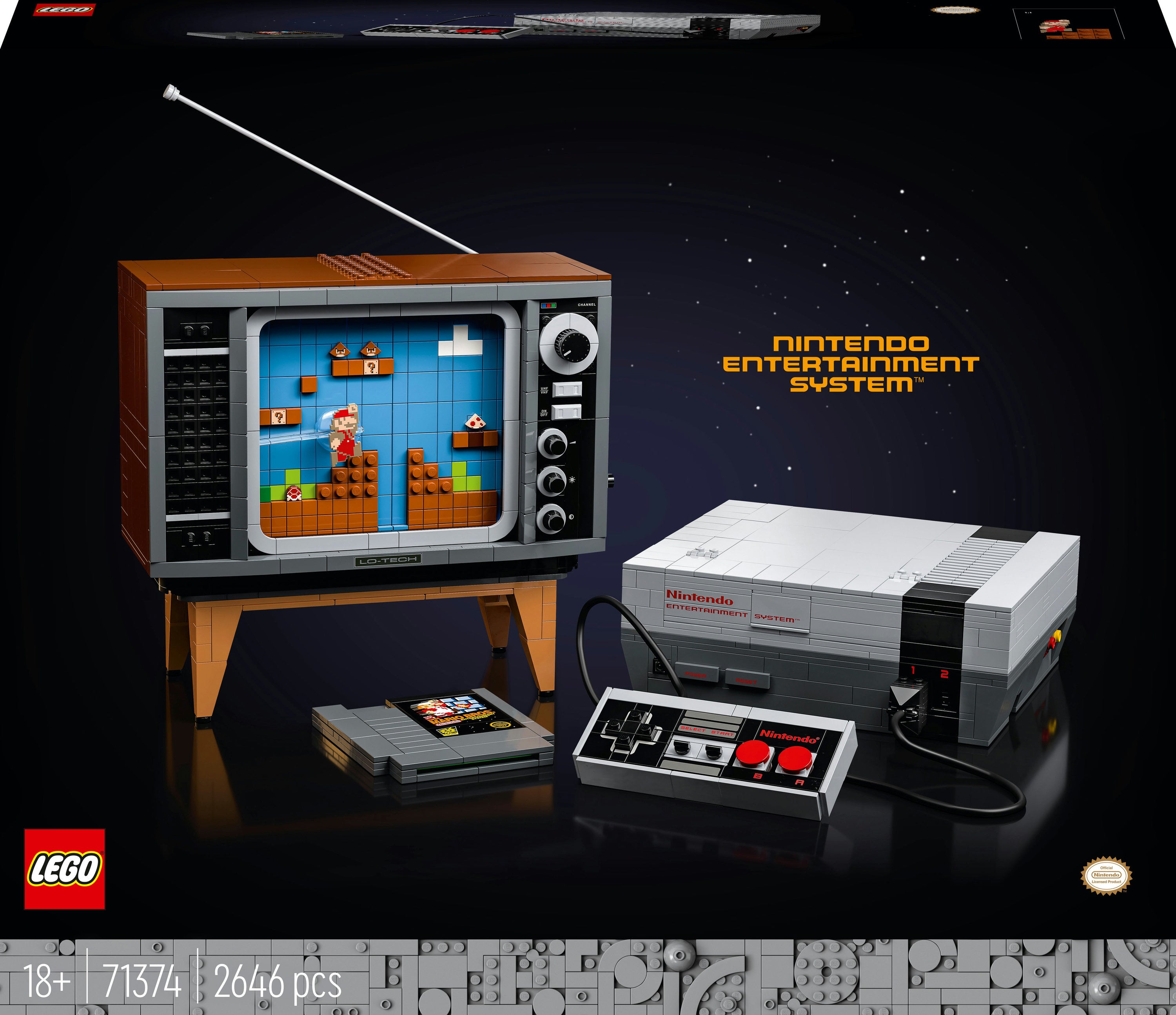 Lego   Super   Mario   Nintendo   Entertainment   System    71374    Geekd   Dk