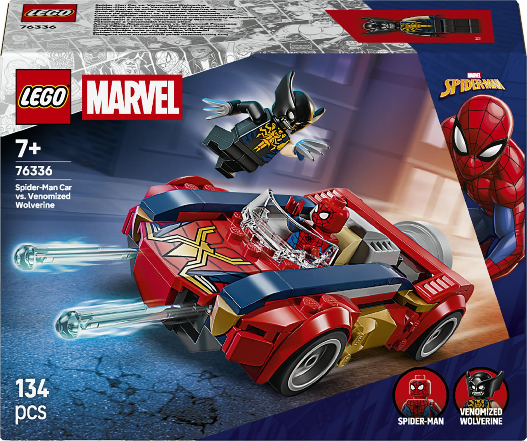 Lego Superhelte Spider - Man Bil Mod Venomiseret Wolverine Geekd Dk