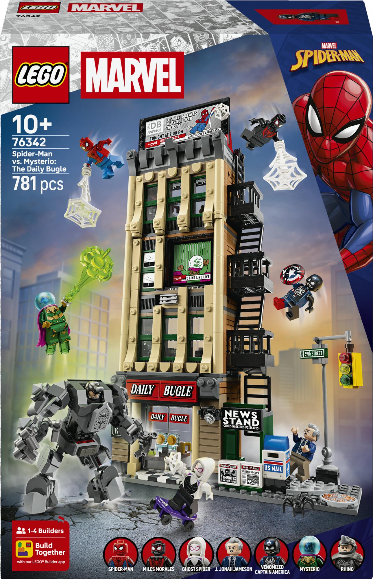 Lego Superhelte Spider - Man Mod Mysterio : Daily Bugle Geekd Dk