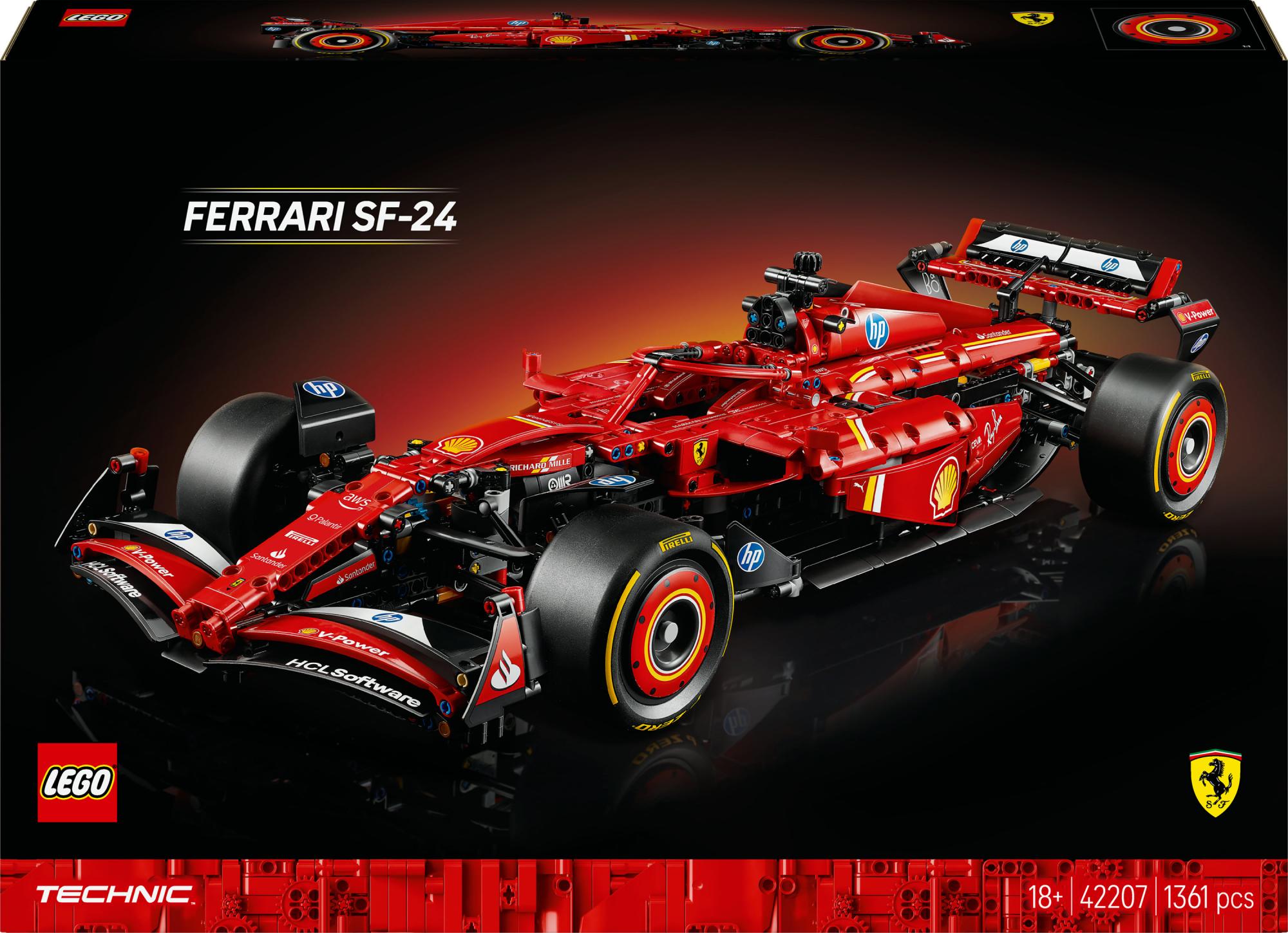 Lego   42207   Technic   Ferrari   Sf - 24   F1   Racing   Car   Geekd   Dk
