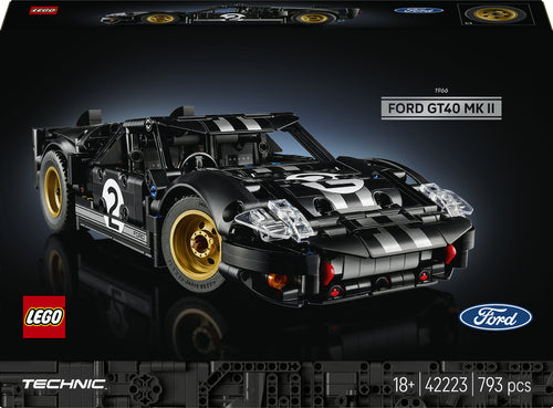 Lego   Technic   1966   Ford   Gt40   Mkii   Rennwagen   Geekd   Dk