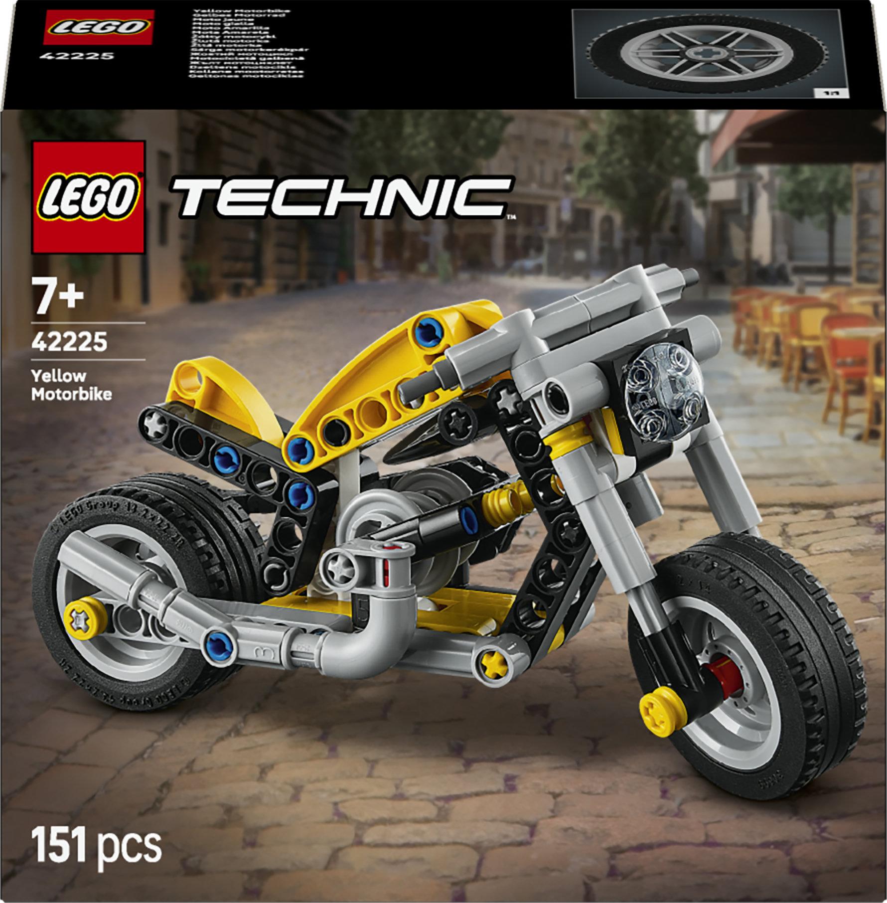 Lego   Technic   Gul   Motorcykel   Geekd   Dk