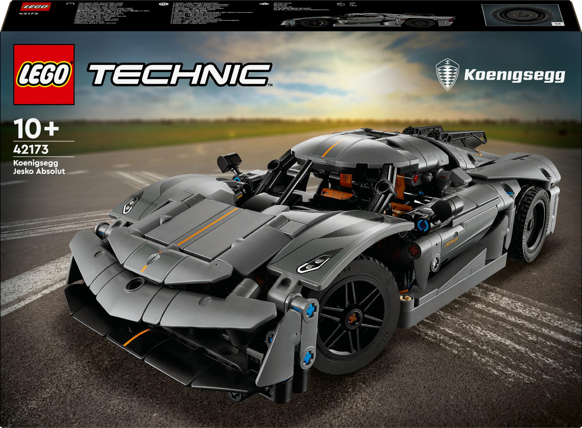 Lego   42173   Technic   Koenigsegg   Jesko   Absolut   Super   Sports   Car   In   Gray   Geekd   Dk