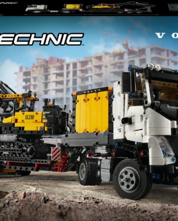 Lego   42175   Technic   Volvo   Fmx   Truck   With   Ec230   Electric   Crawler   Excavator   Geekd   Dk