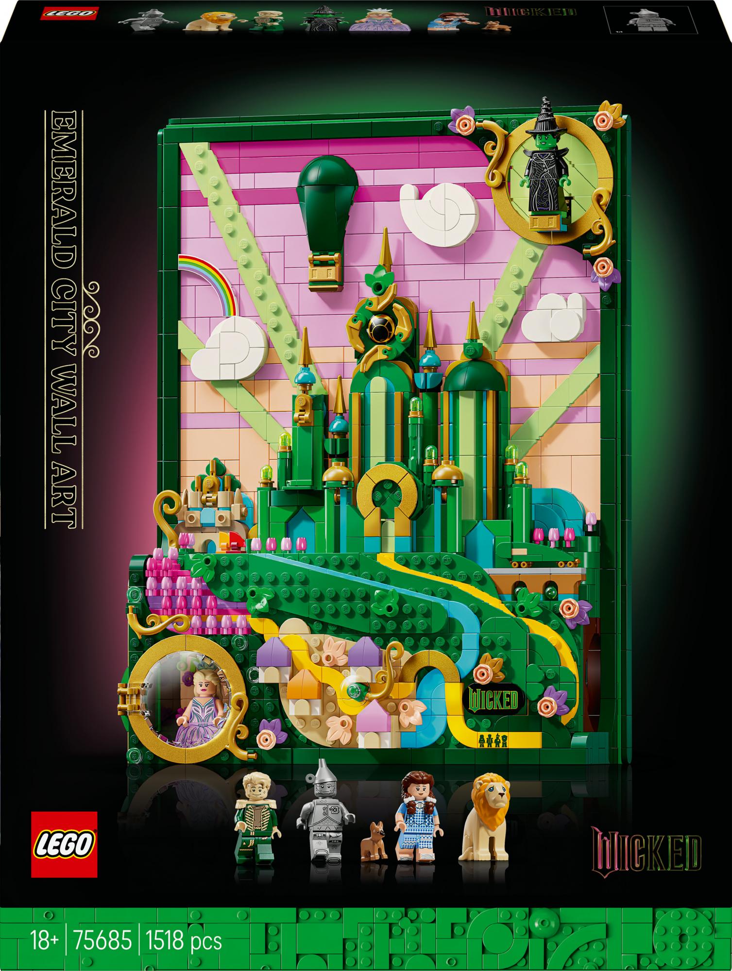 Lego   Wicked   Emerald   City   Wall   Art    75685