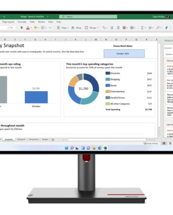 Lenovo   Thinkvision   P27h - 30   27   2560   X   1440    2k    Hdmi   Displayport   Usb - C   60hz   Pivot   Skærm   Geekd   Dk