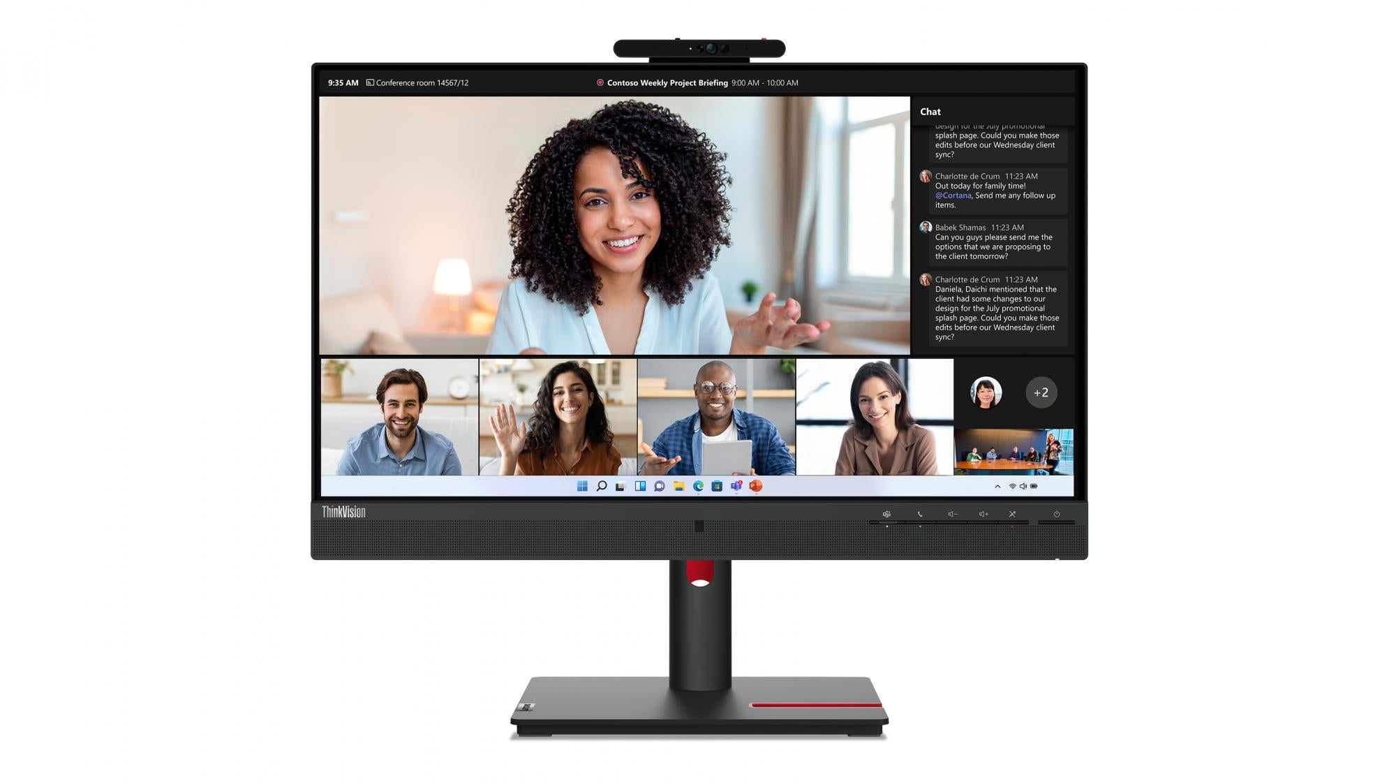 Lenovo Thinkvision T24mv - 30 24 1920 X 1080 Full Hd Hdmi Displayport Usb - C Pivot Skærm Geekd Dk