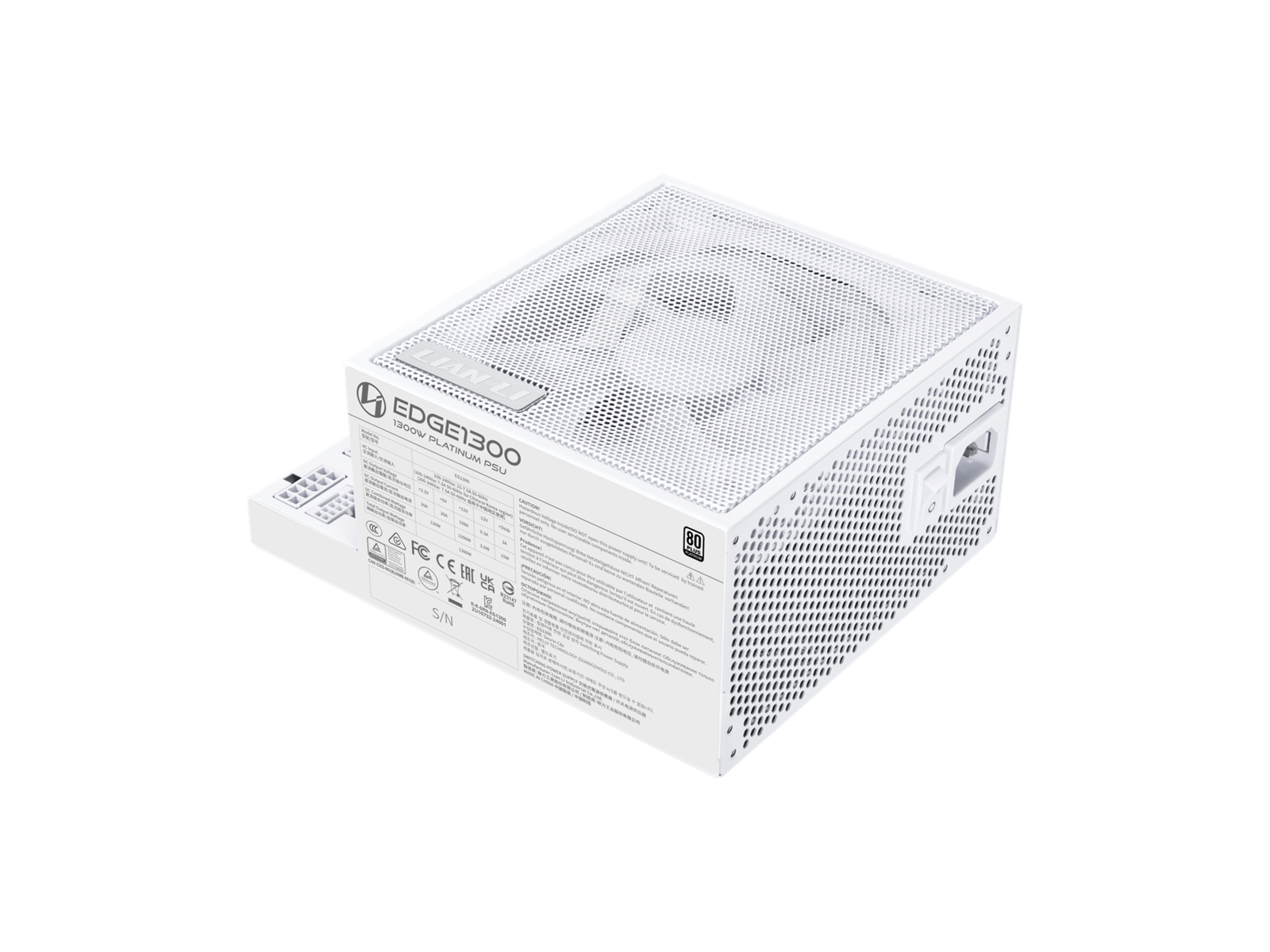 Lian Li Edge 850 Hvid 80 Plus Platinum Psu Geekd Dk