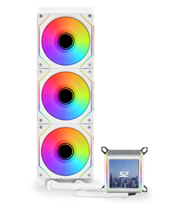 Lian   Li   Galahad   Ii   Lcd   Inf   360   Hvid   Vandkøler    360mm   Vandkøling   Geekd   Dk
