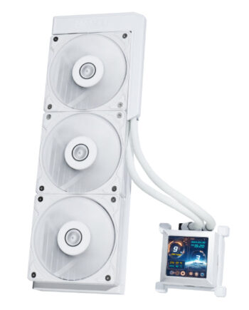 Lian   Li   Hydroshift   Lcd   360s    Hvid   Kabinet   Blæser   Geekd   Dk