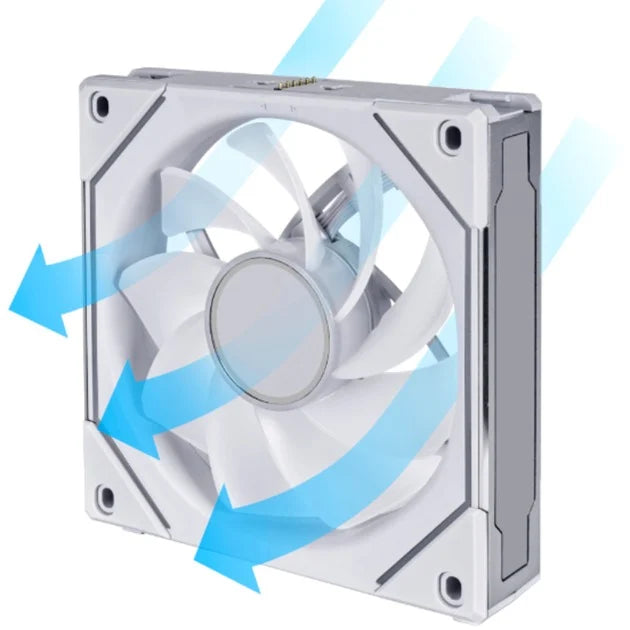 Lian   Li   Uni   Fan   Sl   Inf   Pwm   White   Reverse   140mm    Single   Pack