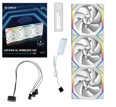 Lian   Li   Uni   Fan   Sl   Wireless      - Pak    Hvid   120mm