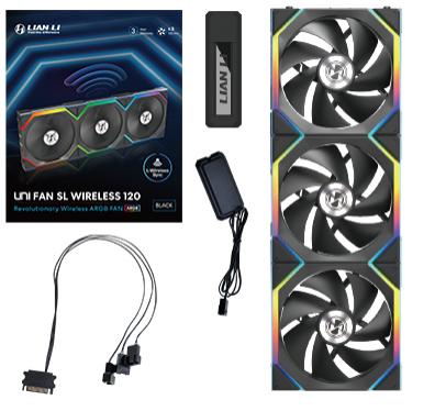 Lian   Li   Uni   Fan   Sl   Wireless      - Pak    Sort   120mm