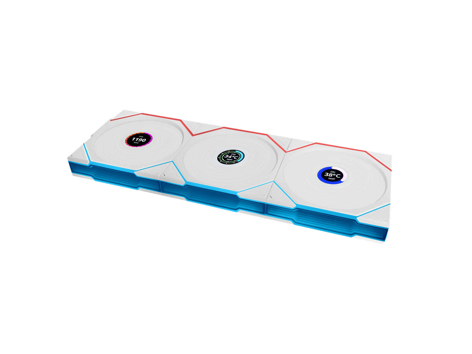 Lian   Li   Uni   Fan   Tl   Wireless   Lcd        Pak    Hvid   120