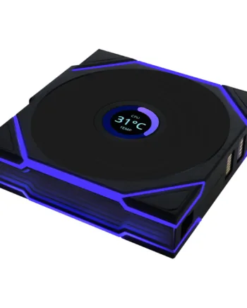 Lian   Li   Uni   Fan   Tl   Wireless   Lcd   Reverse    Sort   120   Kabinet   Blæser   Geekd   Dk