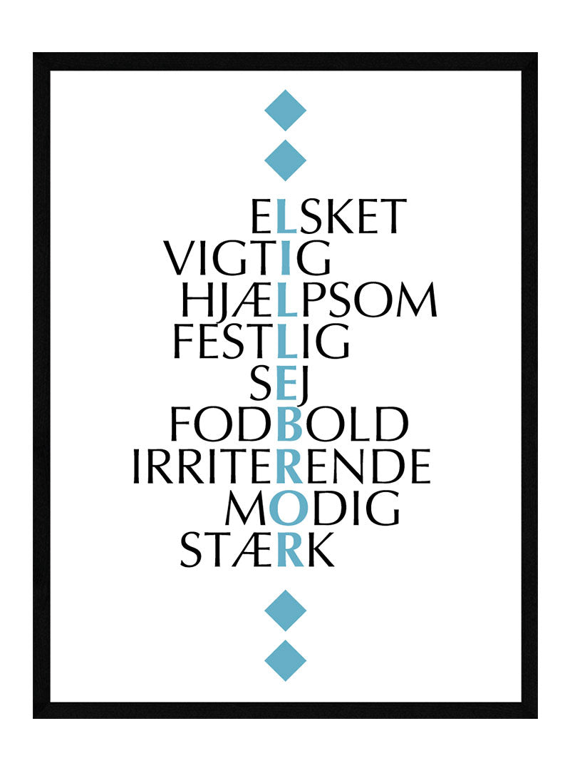 Lillebror   Citat   Plakat