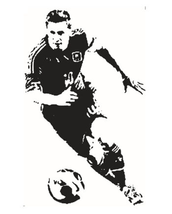 Lionel   Messi   Wallsticker    85   5x53cm